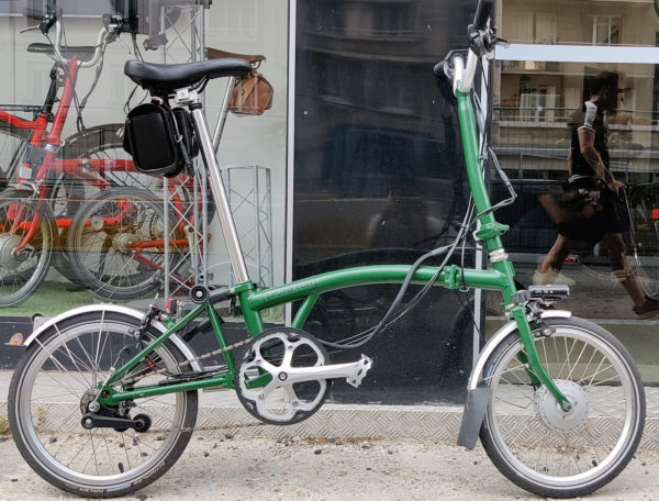 kit electrification velo brompton vae deplie vert - monspad