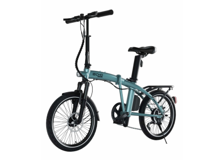 Vélo électrique urbain léger, pliable en 10 secondes, compact, et équipé pour un confort optimal.